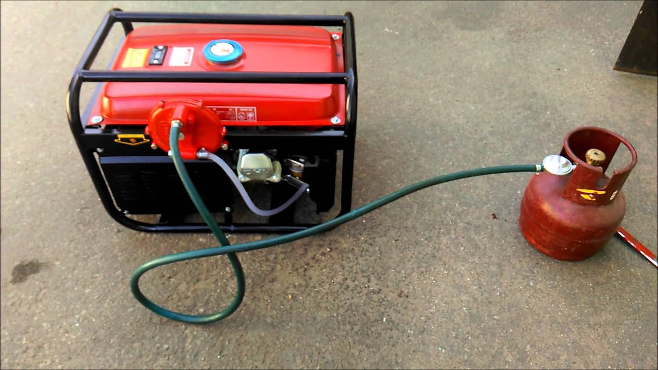 how to convert a petrol generator to gas