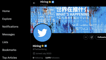 Twitter To Introduce Job Listing Feature For Verified Companies
